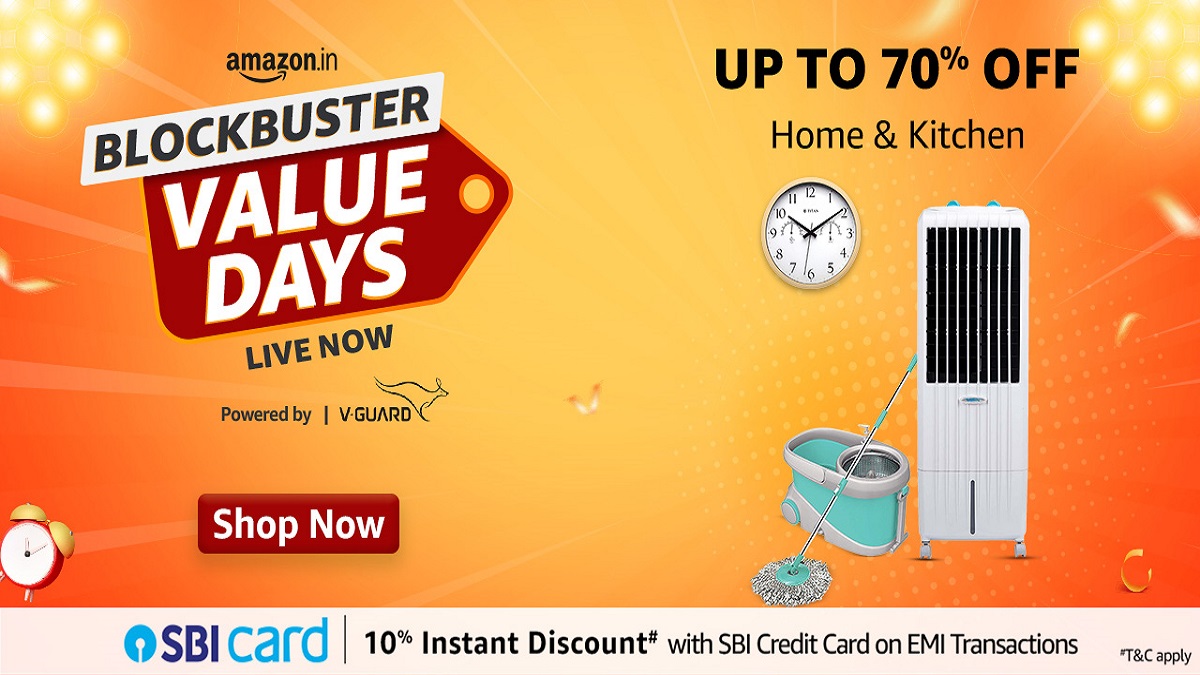 Amazon Blockbuster Value Days Sale 2023 Up To 70 Off On Home And Kitchen Appliances